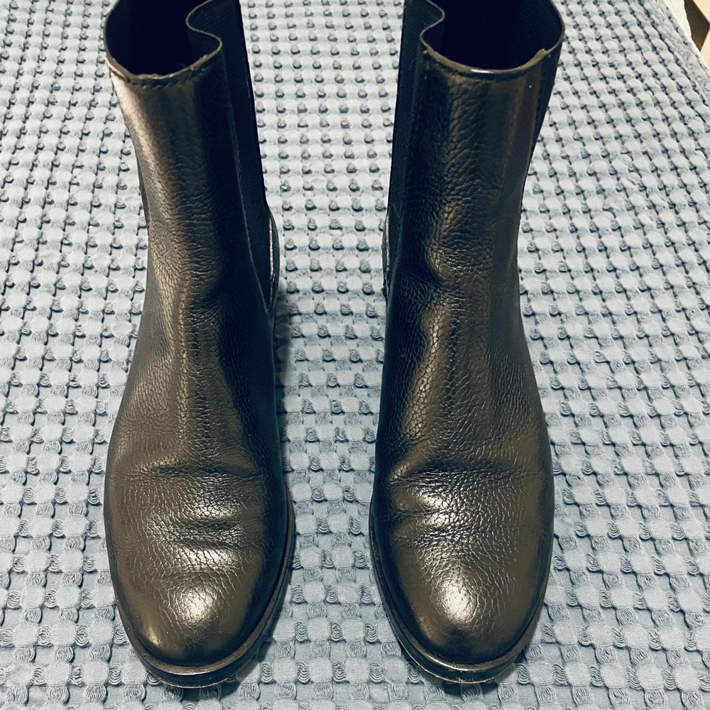 Tory Burch Black Milburn Riding Boot Sz.8 - Picture 4 of 8